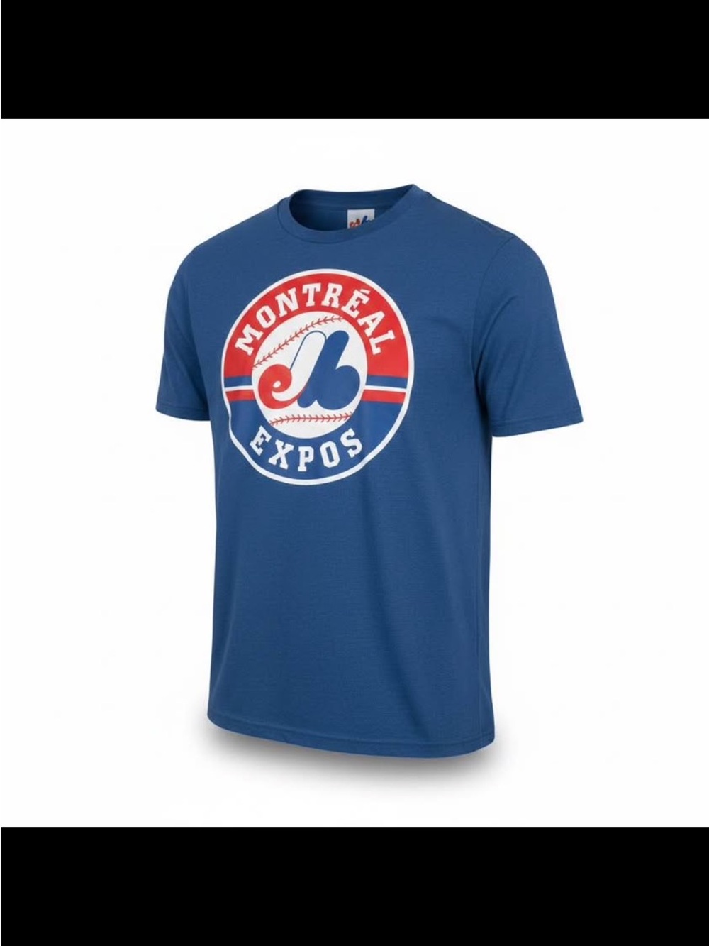 Classic Royal Blue Montreal Expos Logo Short Sleeve Tee